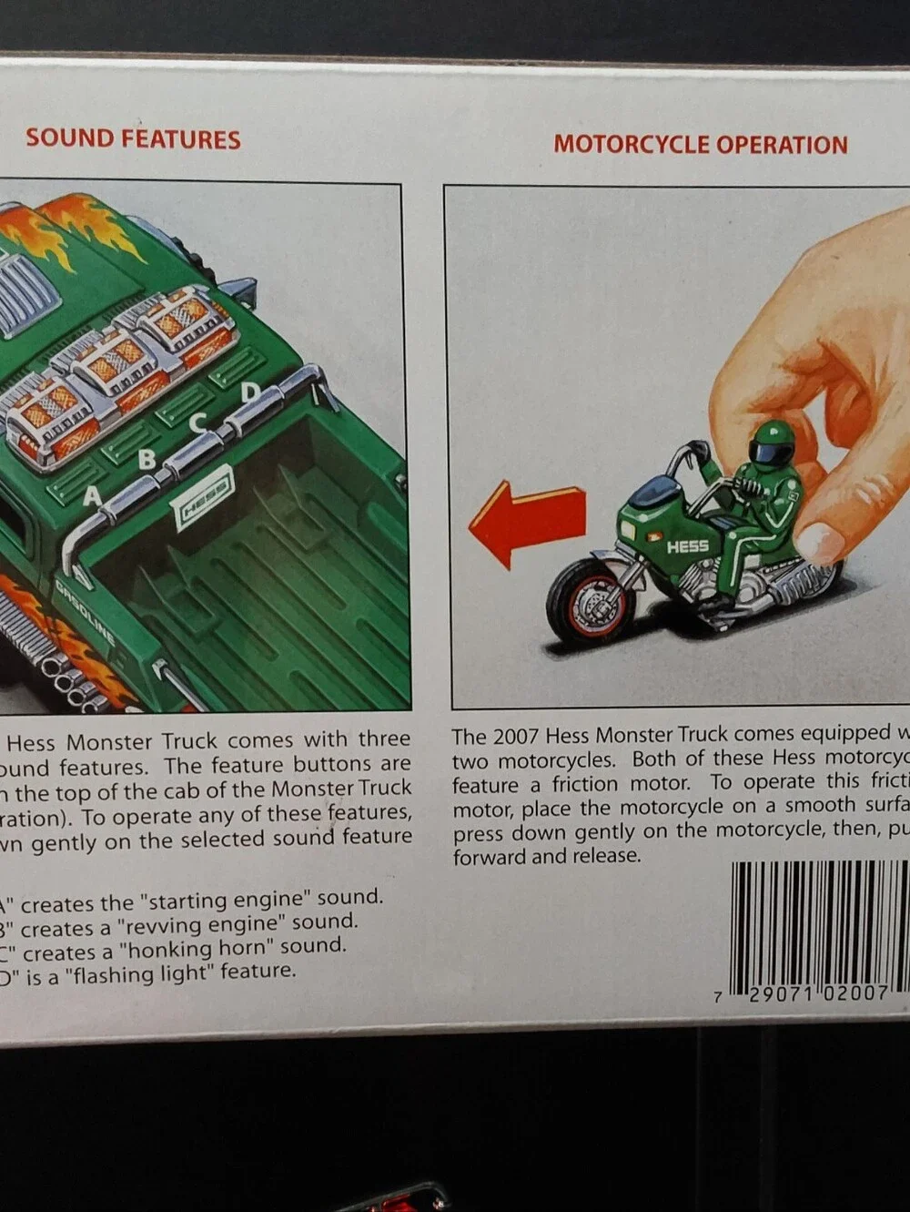 HESS Monster Truck with Motorcycles - Kids Toy